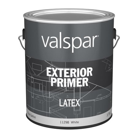 VALSPAR Exterior Paint, Basic White, 1 gal 045.0011298.007